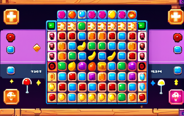 **

Prompt: "A vibrant, cartoon-style puzzle game screen, reminiscent of 'Tetris' or 'Candy Crush', with brightly colored blocks and a sense of frantic energy. In the background, subtle hints of '탕탕특공대' characters and themes are visible, blending the mini-game with the main game's aesthetic. Focus on cheerful, engaging colors and a user-friendly interface. A pixel art style enhances the retro gaming feel."

**